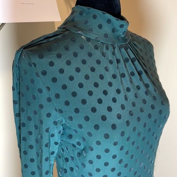 Honey Pot Polka Dot Blouse, Size M - Picture 7 of 12